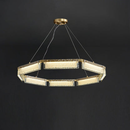 Asner LED Chandelier ? 36″ x H 3.7″ / Dia 91.5cm x H 9.5cm / Polished Brass / Warm White Chandelier