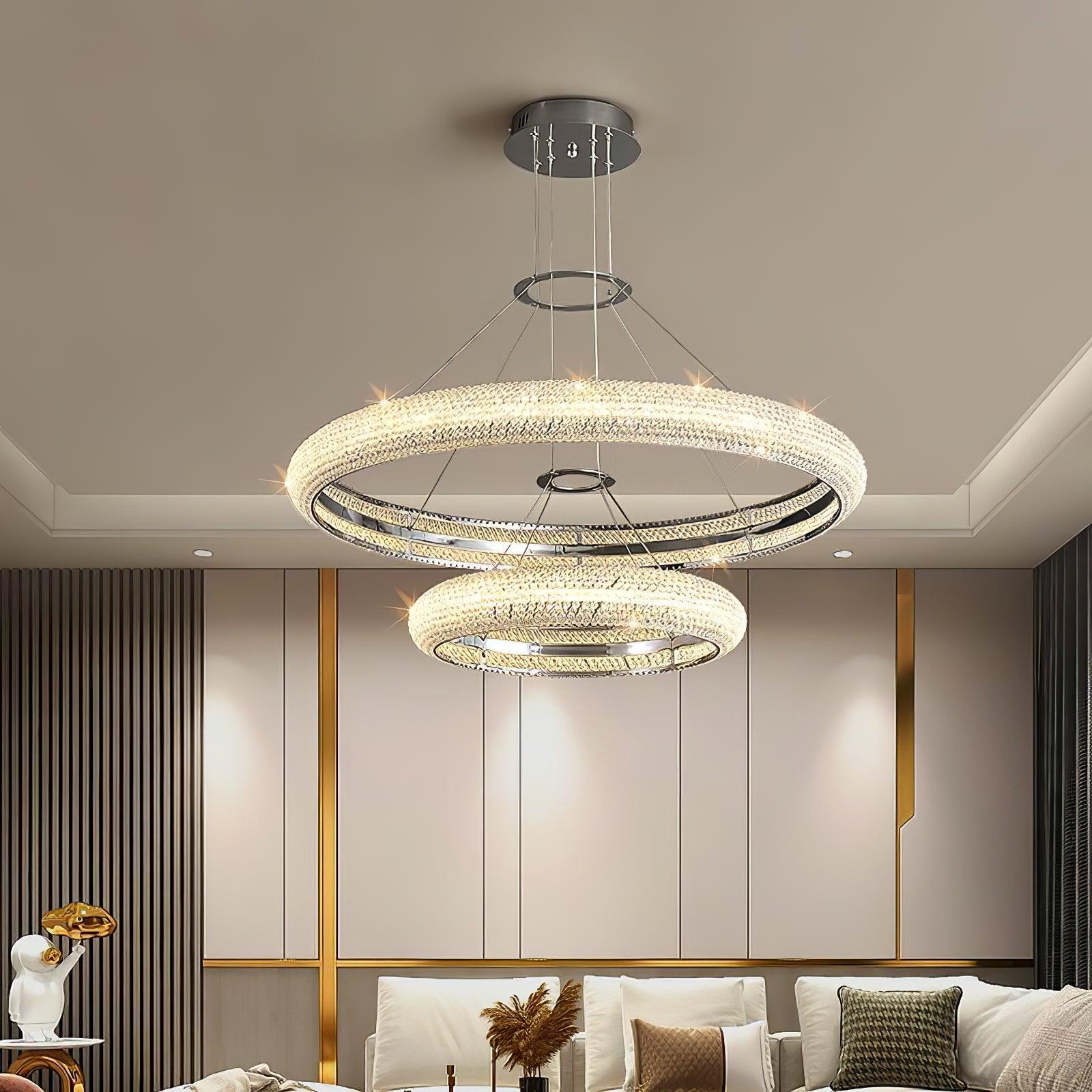Asscher Ring Chandelier Chandelier
