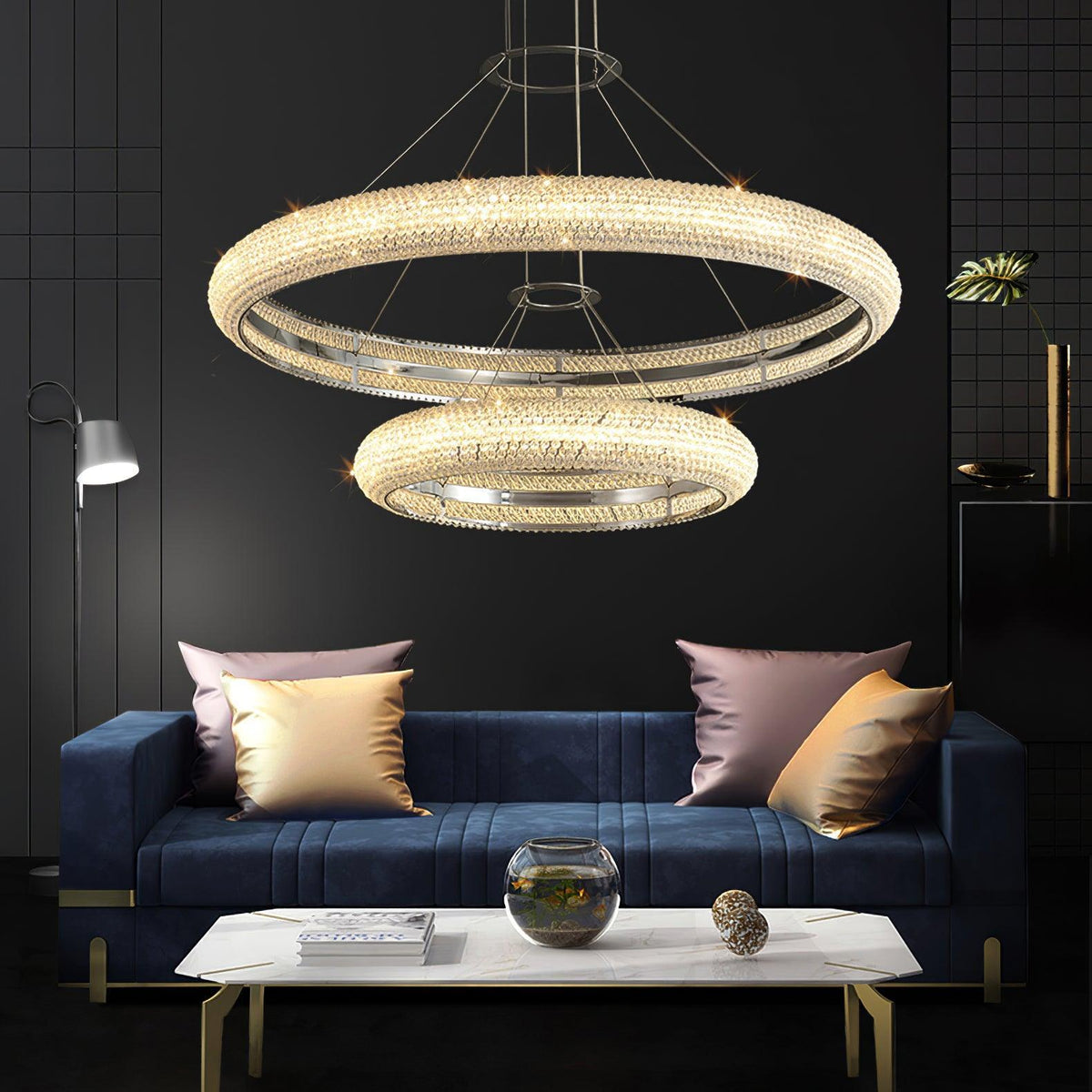 Asscher Ring Chandelier Chandelier