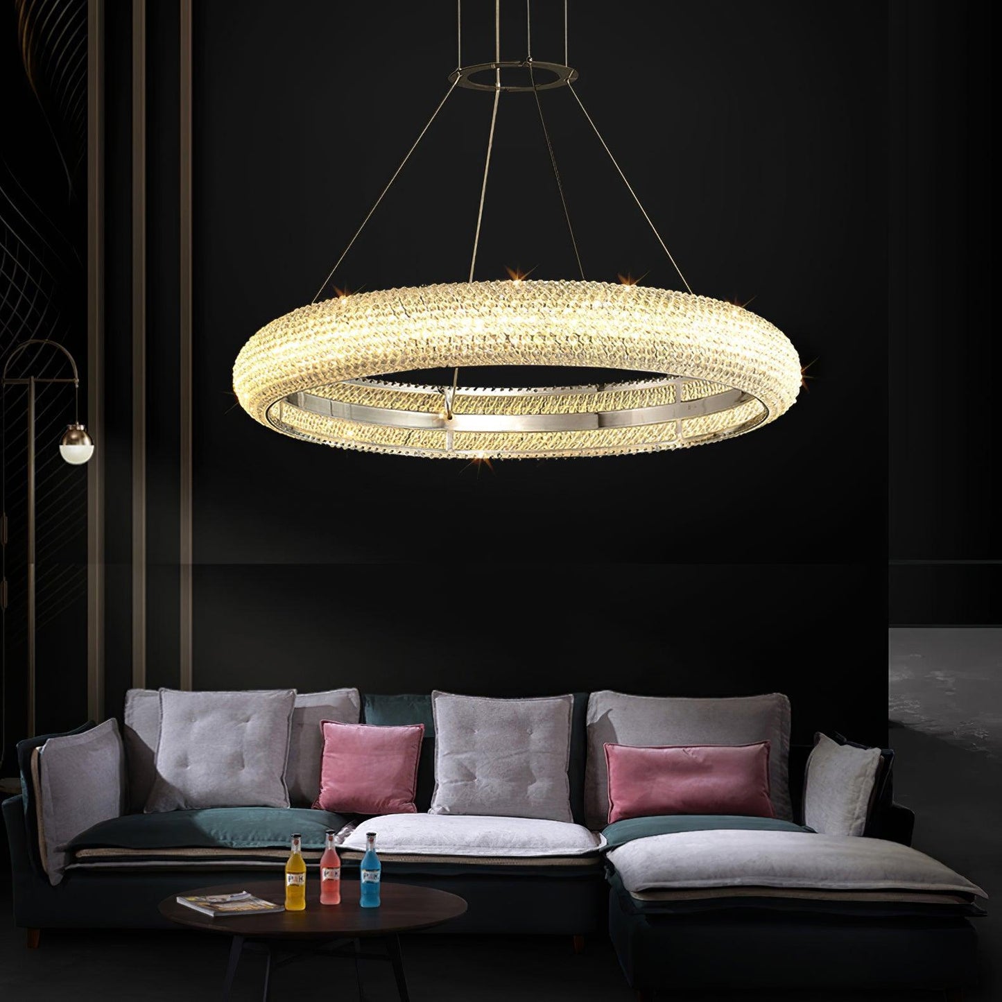 Asscher Ring Chandelier Chandelier