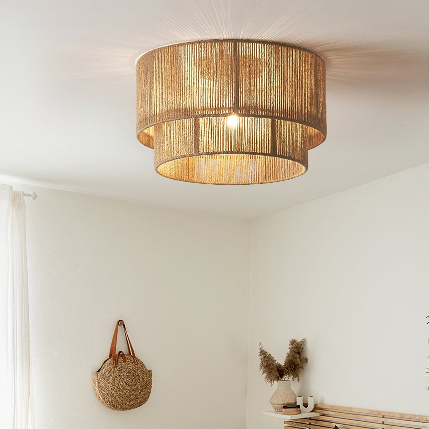 Astra Woven Ceiling Lamp