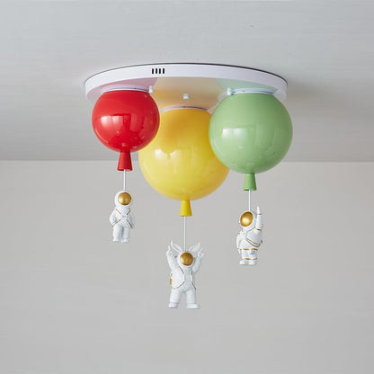 Astronaut Glossy Balloon Ceiling Lamp 3 heads ? 23.6″ / Dia 60cm / Model A Ceiling lamp
