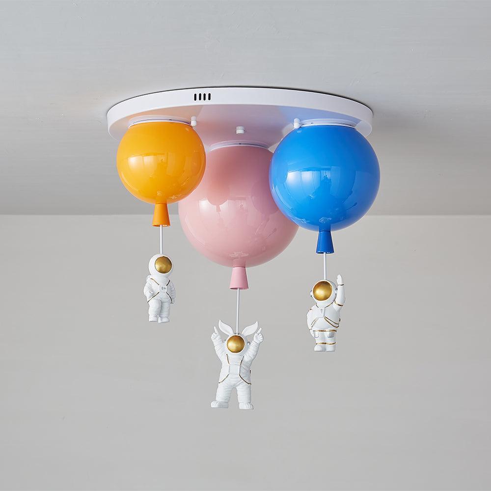 Astronaut Glossy Balloon Ceiling Lamp 3 heads ? 23.6″ / Dia 60cm / Model B Ceiling lamp