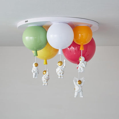 Astronaut Glossy Balloon Ceiling Lamp 5 heads ? 27.6″ / Dia 70cm / Model A Ceiling lamp