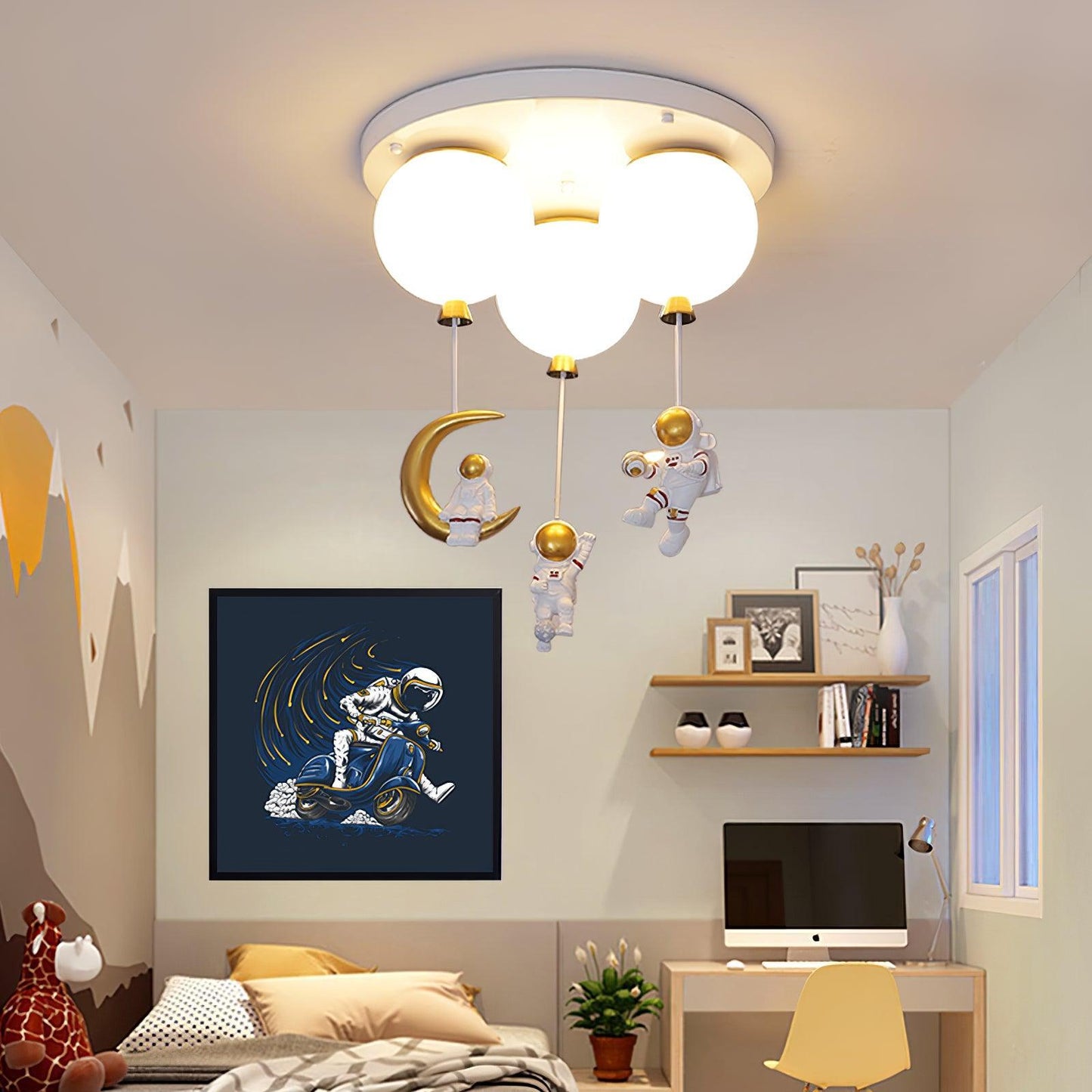 Astronaut Glossy Balloon Ceiling Lamp Ceiling lamp