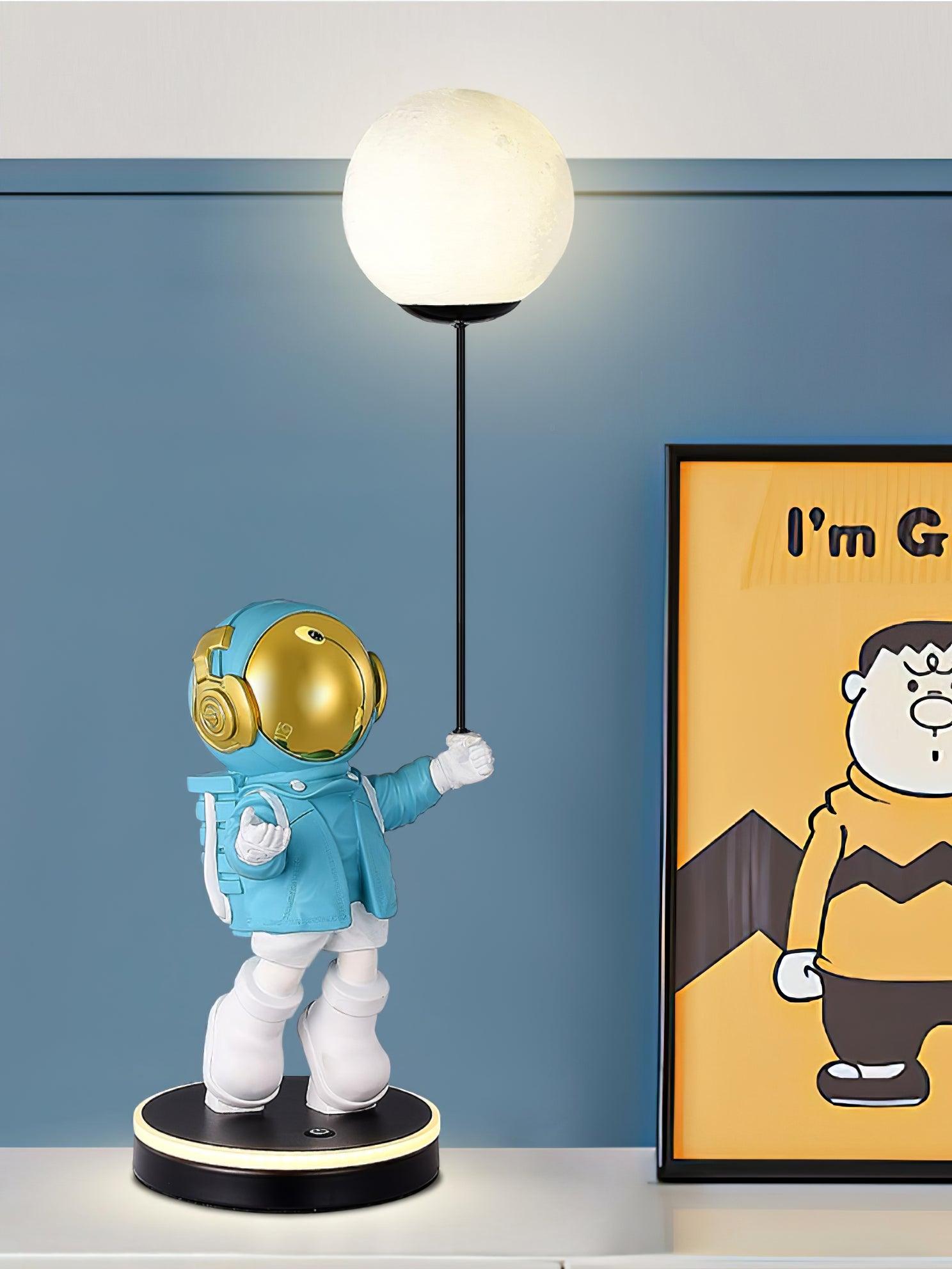Astronaut and Planet Lamp Table lamp
