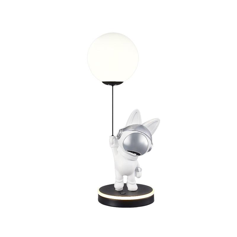 Astronaut and Planet Lamp Model A White / US plug / Warm Light Table lamp