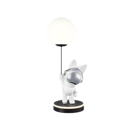 Astronaut and Planet Lamp Model A White / US plug / Warm Light Table lamp