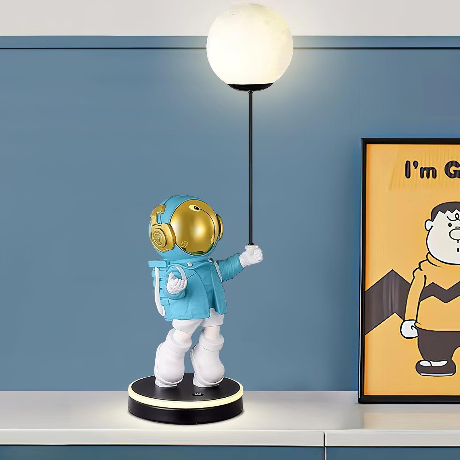 Astronaut and Planet Lamp Table lamp
