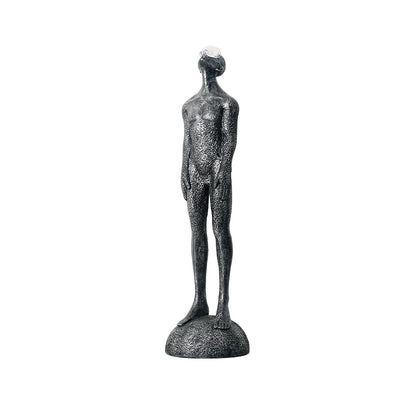 Atlas Guardian Sculpture Floor Ornaments ? 19.3″ x H 70.9″ / Black