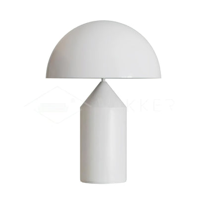 Atollo Metal Table Lamp Dia 13.8″ x H 19.7″ / Dia 35cm x H 50cm / Matte white / US Plug Table lamp