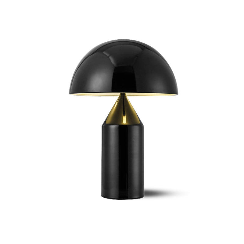 Atollo Metal Table Lamp Dia 9.8″ x H 13.8″ / Dia 25cm x H 35cm / Bright black / US Plug Table lamp