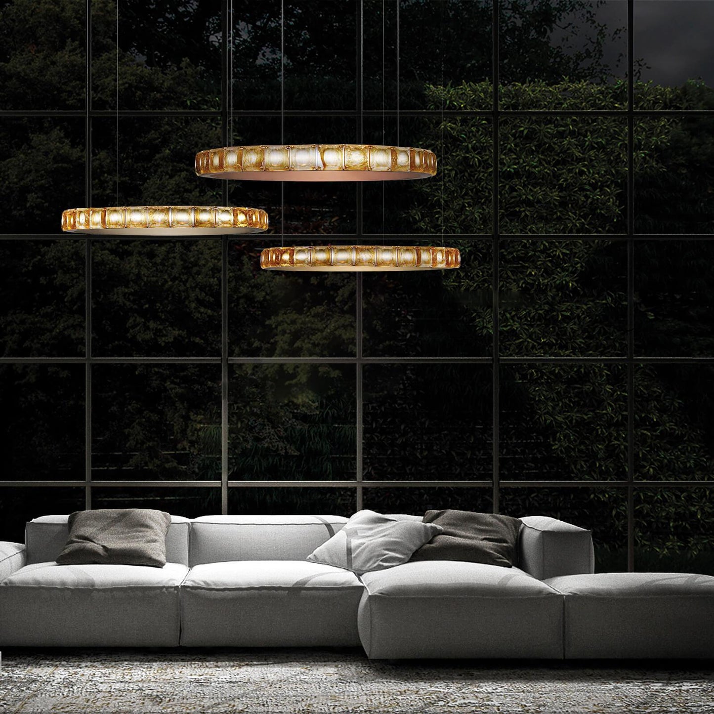 Aura Ring Chandelier Chandelier