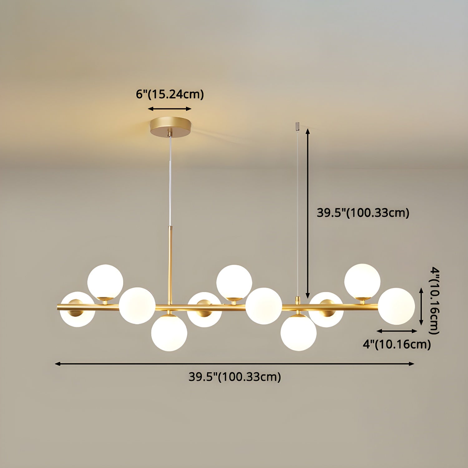 Aurelia Globe Chandelier 1001 Chandelier