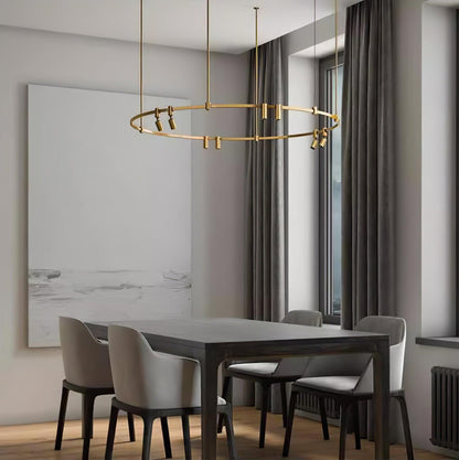 Auroom Round Chandelier Chandelier