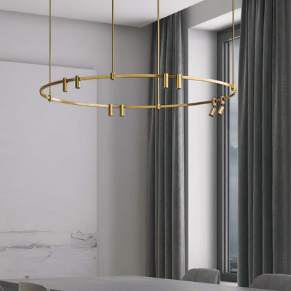 Auroom Round Chandelier Chandelier