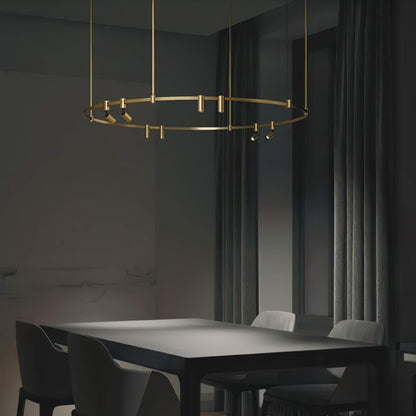 Auroom Round Chandelier Chandelier