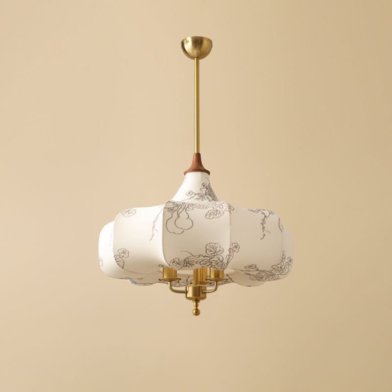 Aurora Bloom Pendant Light ? 19.7″ x H 18.9″ / Dia 50cm x H 48cm / Rod / Patterned Pendant light