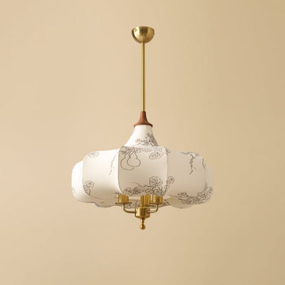 Aurora Bloom Pendant Light ? 19.7″ x H 18.9″ / Dia 50cm x H 48cm / Rod / Patterned Pendant light