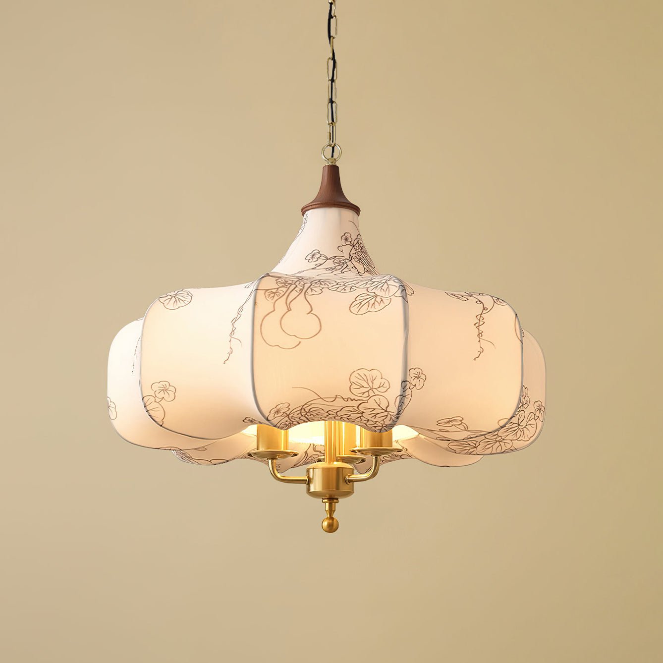 Aurora Bloom Pendant Light ? 19.7″ x H 18.9″ / Dia 50cm x H 48cm / Chain / Patterned Pendant light