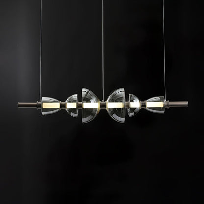 Aurora Luminosity Pendant Lamp Dia 59.1″ x H 11.8″ / Dia 150cm x H 30cm / Smoke Grey & Black / Warm Light Pendant light