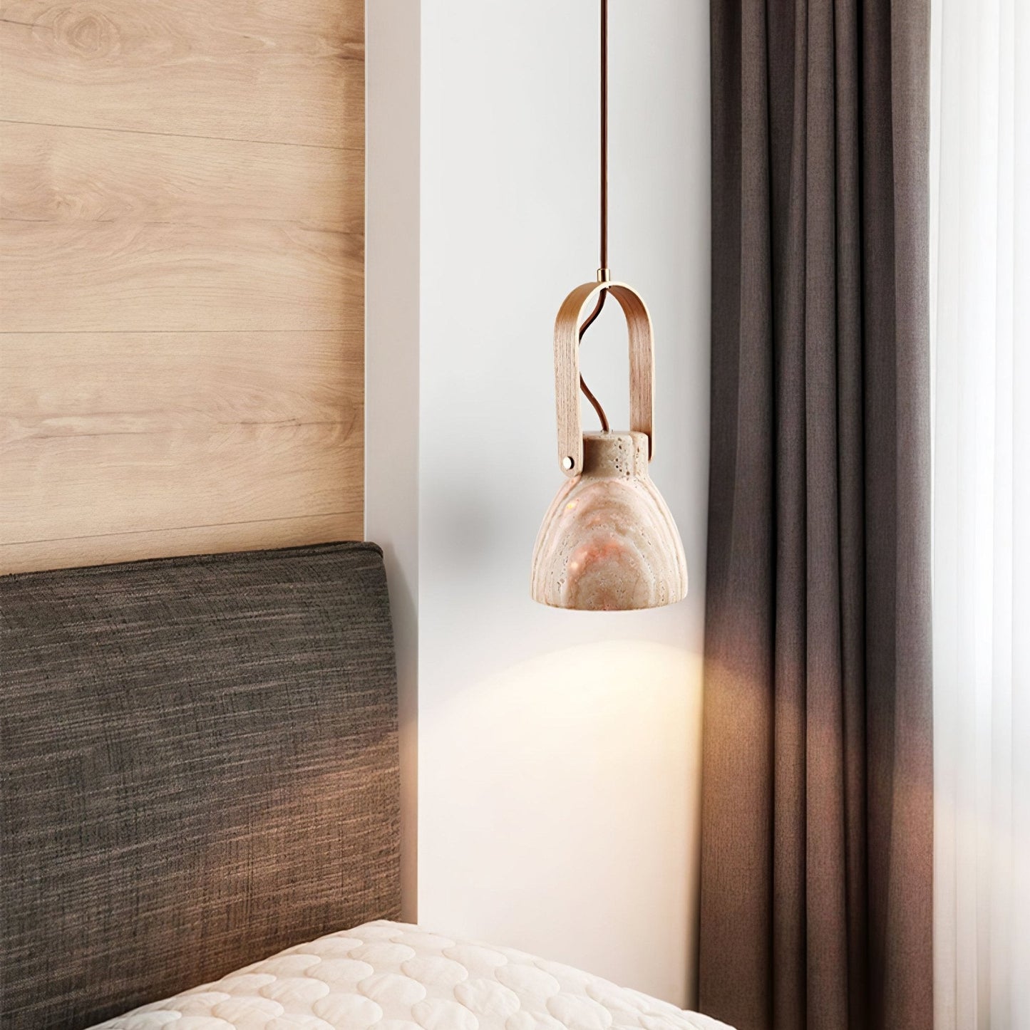 Travertine Pendant Light