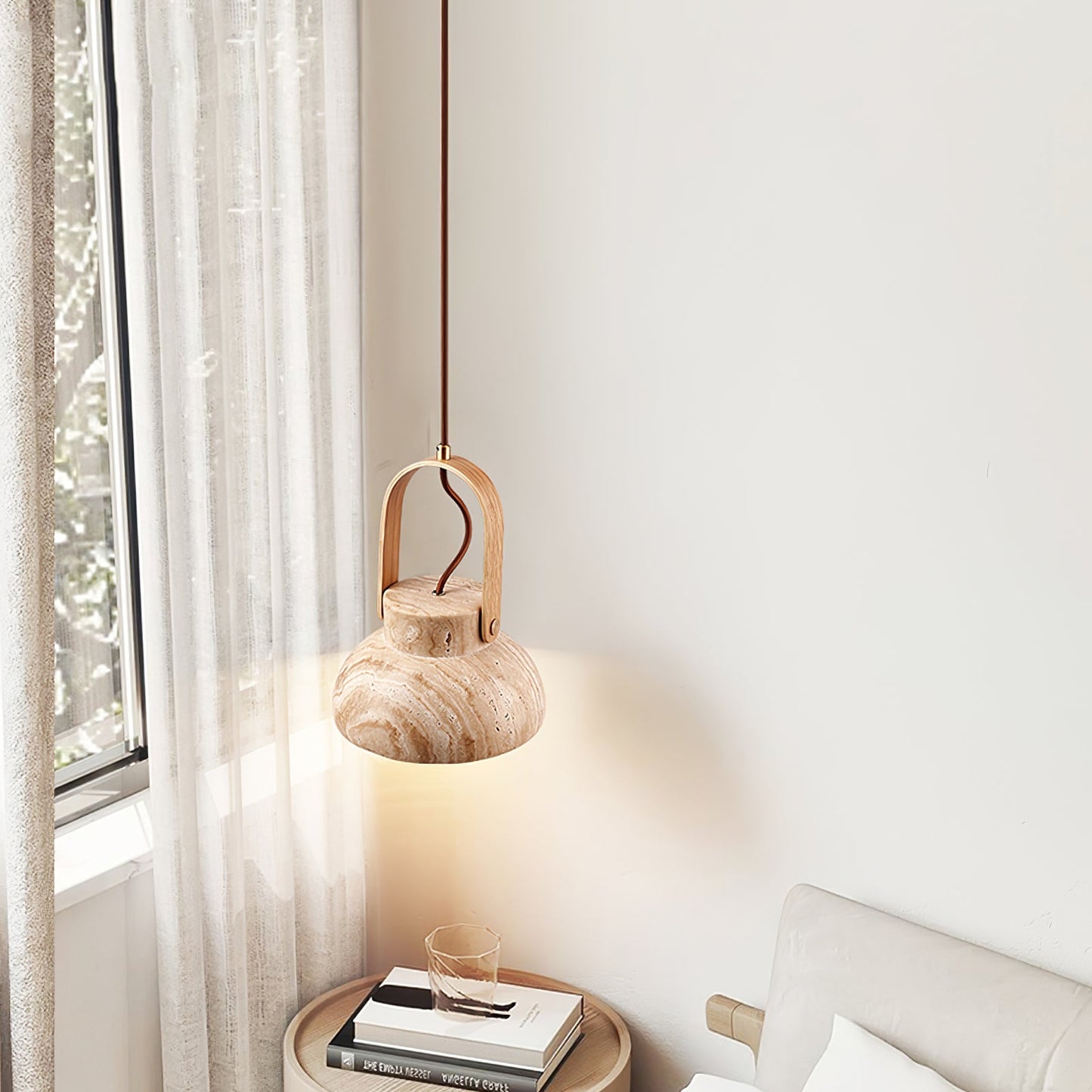 Travertine Pendant Light