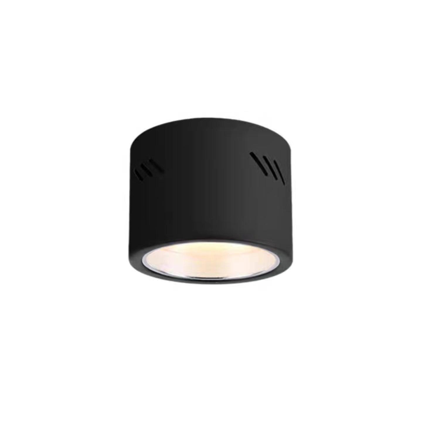 Aven Spotlight Dia 5.2″ x H 4.7″ / Dia 13.2cm x H 12cm / Black / Warm Light Ceiling lamp