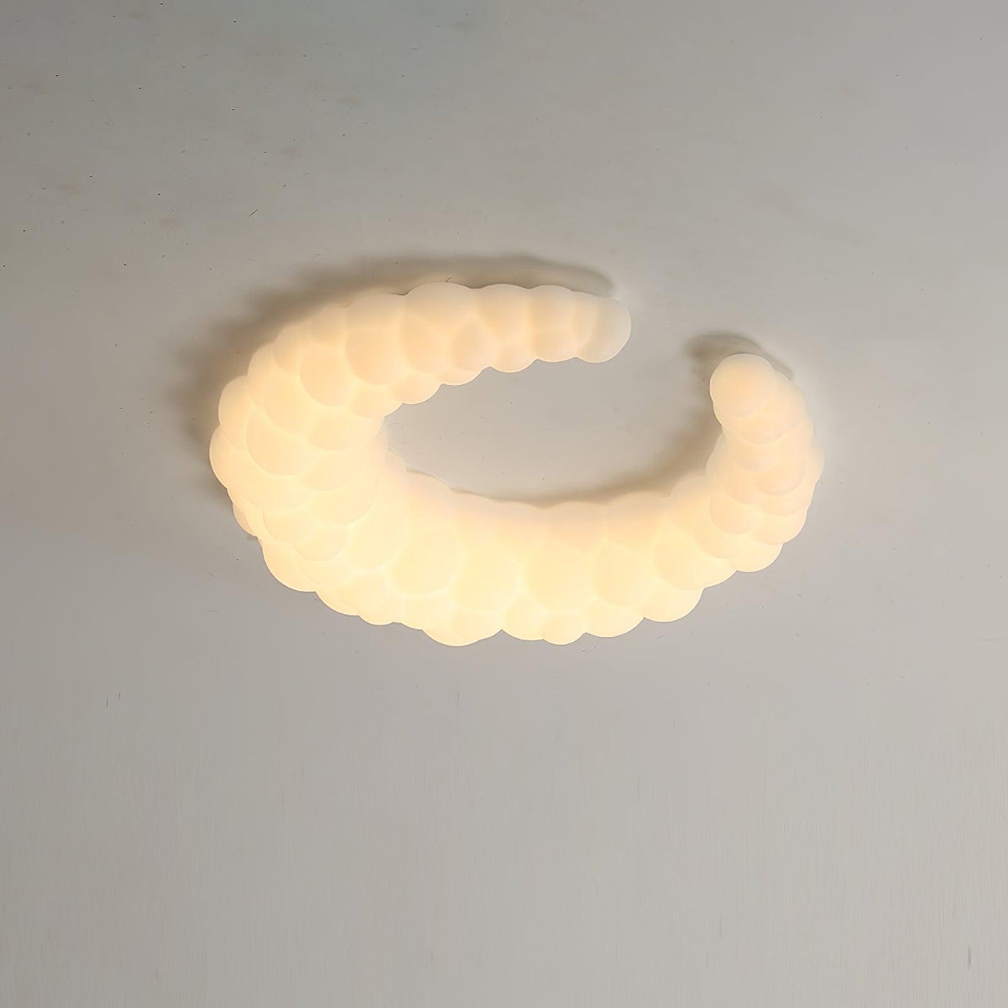 Avir Ceiling Lamp Dia 19.6″ x H 5.9″ / Dia 50cm x H 15cm / White / Warm light Ceiling lamp