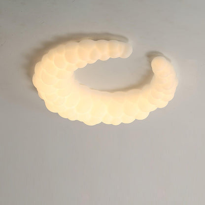 Avir Ceiling Lamp Dia 27.5″ x H 5.9″ / Dia 70cm x H 15cm / White / Warm light Ceiling lamp
