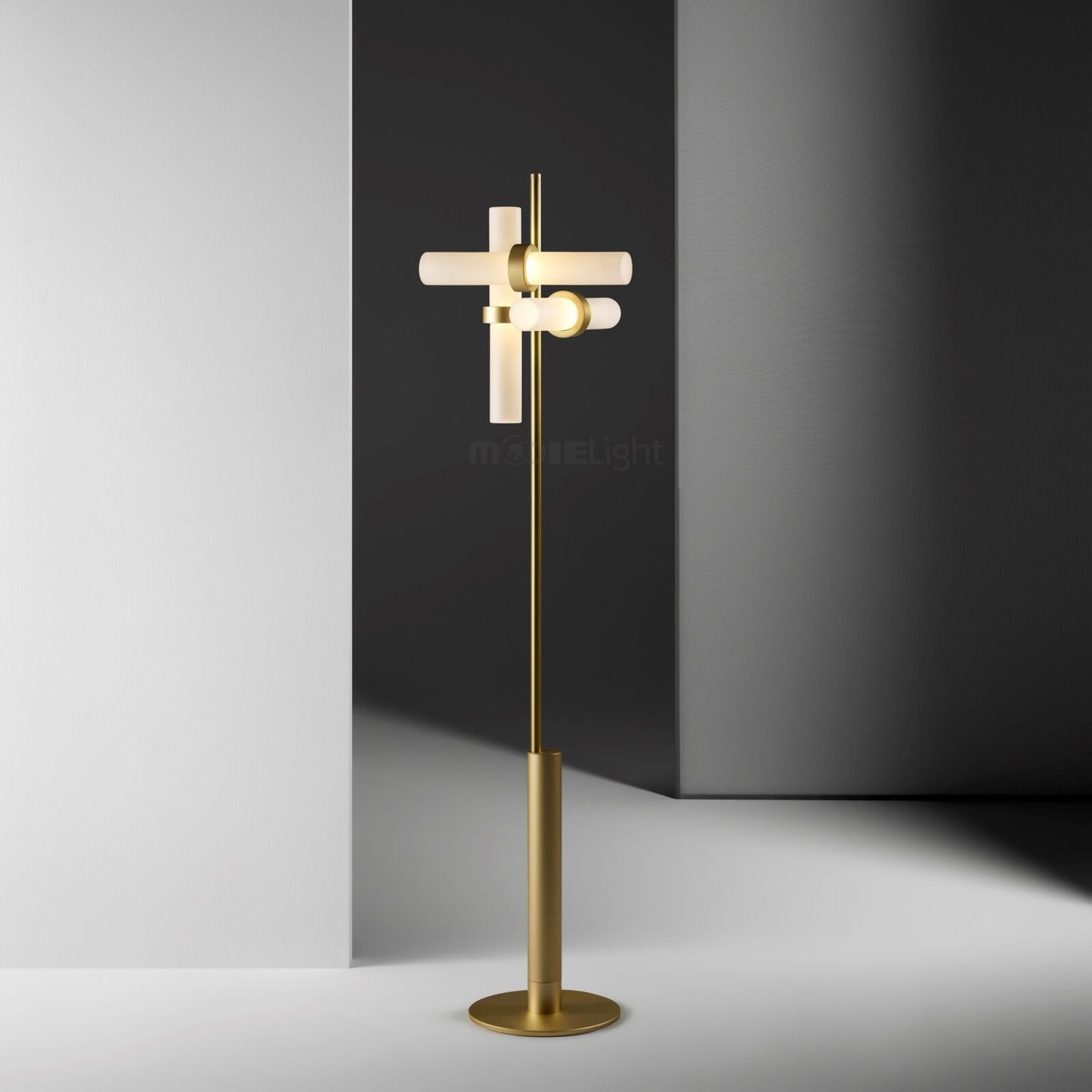 Axis Modular Floor Lamp Style B: W 11.0″ x H 66.9″ / Warm Light / US Plug 1001 Floor lamp