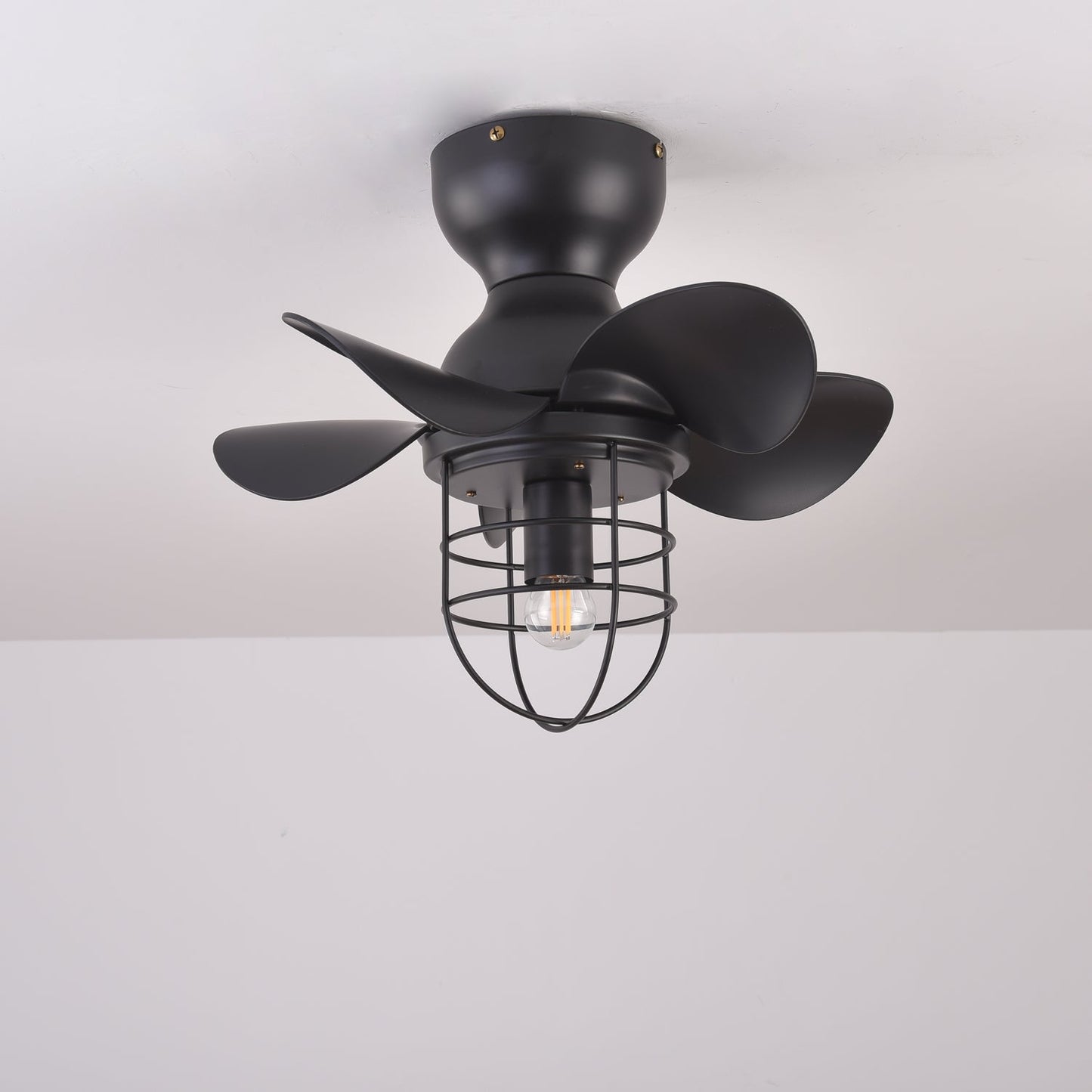 Axton 18’’ Ceiling Fan Light ? 18″ x H 13.8″ / Black Ceiling fan light