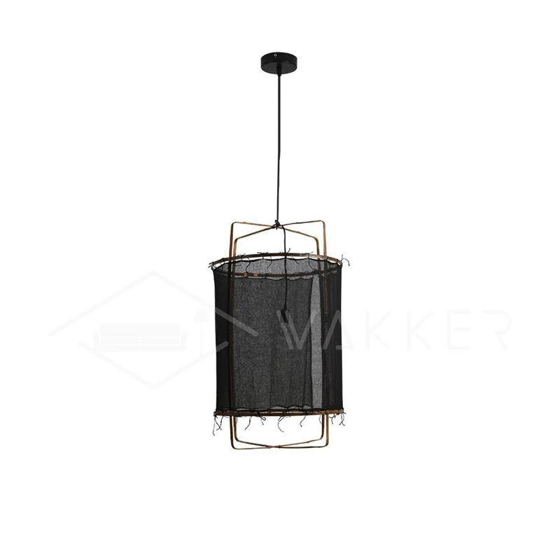 Ay illuminate Pendant Light ? 15.7″ x H 24.4″ / Dia 40cm x H 62cm / Black gauze Pendant light