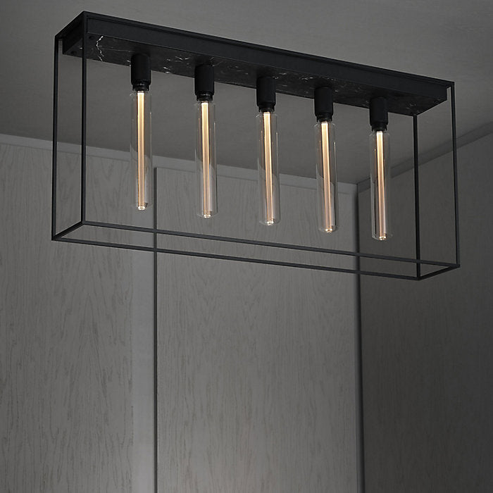 Caged 5.0 Flushmount