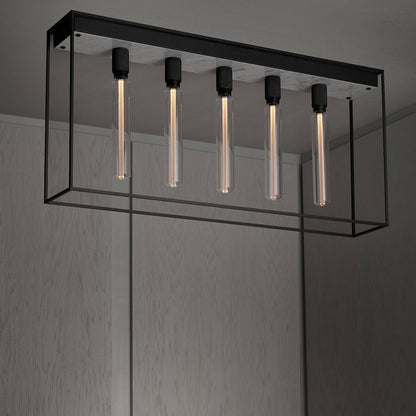 Caged 5.0 Flushmount