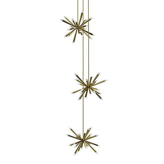 Starburst Multi Light LED Pendant