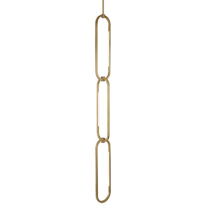 Ovalo Chain Single LED Pendant