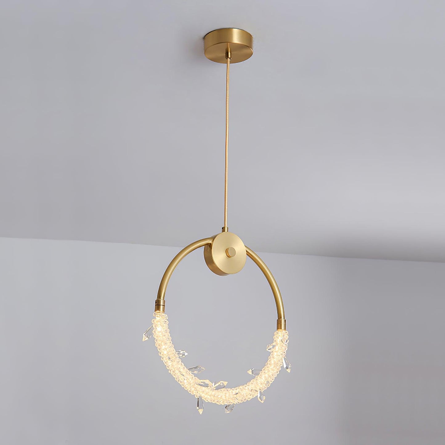 BU08P15G Pendant Light Dia 11.8″ x H 11.8″ / Dia 30cm x H 30cm / Copper plated / Warm Light Pendant light
