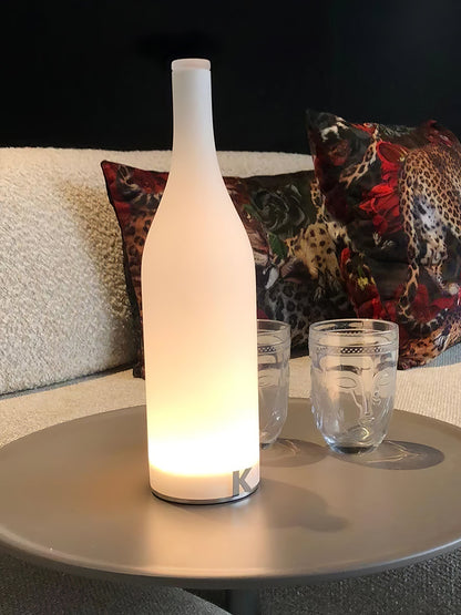 Bacco Built-in Battery Table Lamp Dia 3.9″ x H 13.8″ / Dia 10cm x H 35cm / White & Warm Light / Touch Switch Table lamp