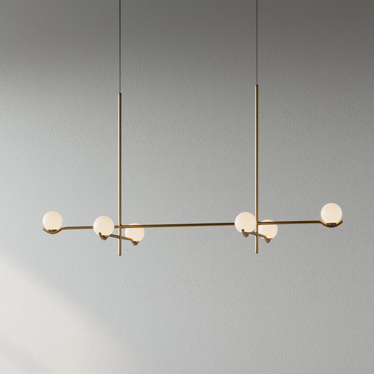 Baer Pendant Light 6-Lights ? 47.2″ x H 24.4″ / Gold