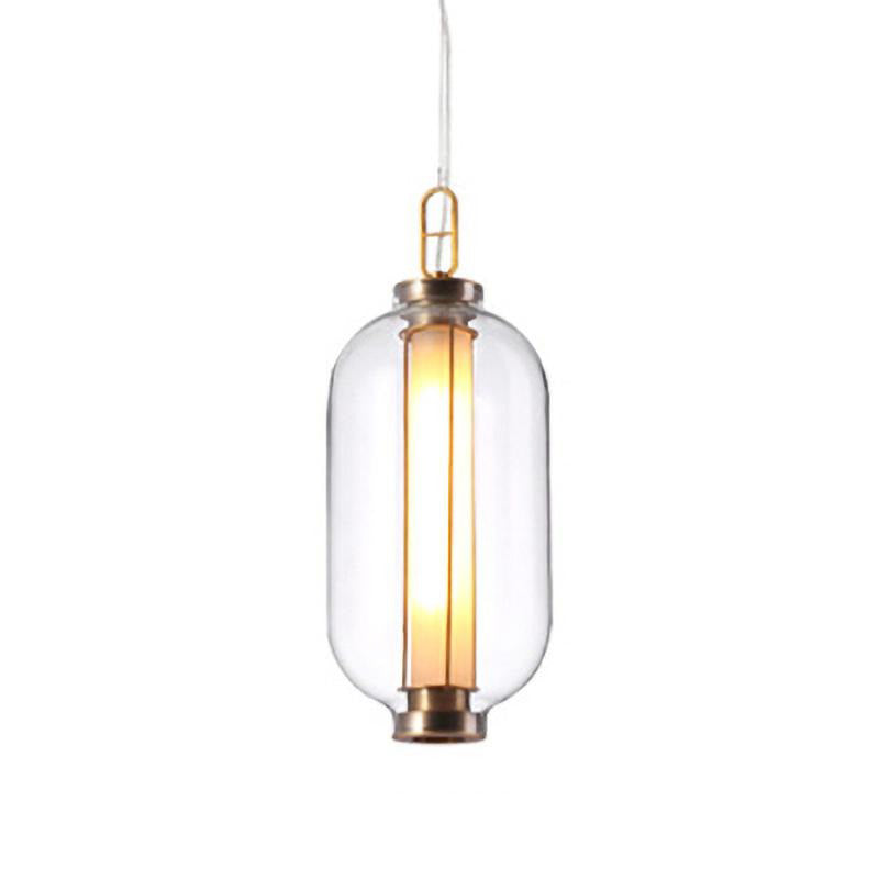 Bai Family Pendant Light Model B2: Dia 0.6″ x H 33.5″ / Dia 27cm x H 85cm / Clear Pendant light