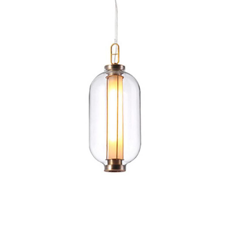 Bai Family Pendant Light Model B1: Dia 8.6″ x H 23.6″ / Dia 22cm x H 60cm / Clear Pendant light