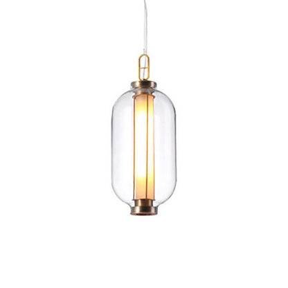 Bai Family Pendant Light Model B1: Dia 8.6″ x H 23.6″ / Dia 22cm x H 60cm / Clear Pendant light