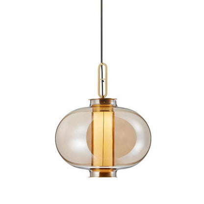 Bai Family Pendant Light Model C: Dia 15.7″ x H 18.9″ / Dia 40cm x H 48cm / Amber Pendant light