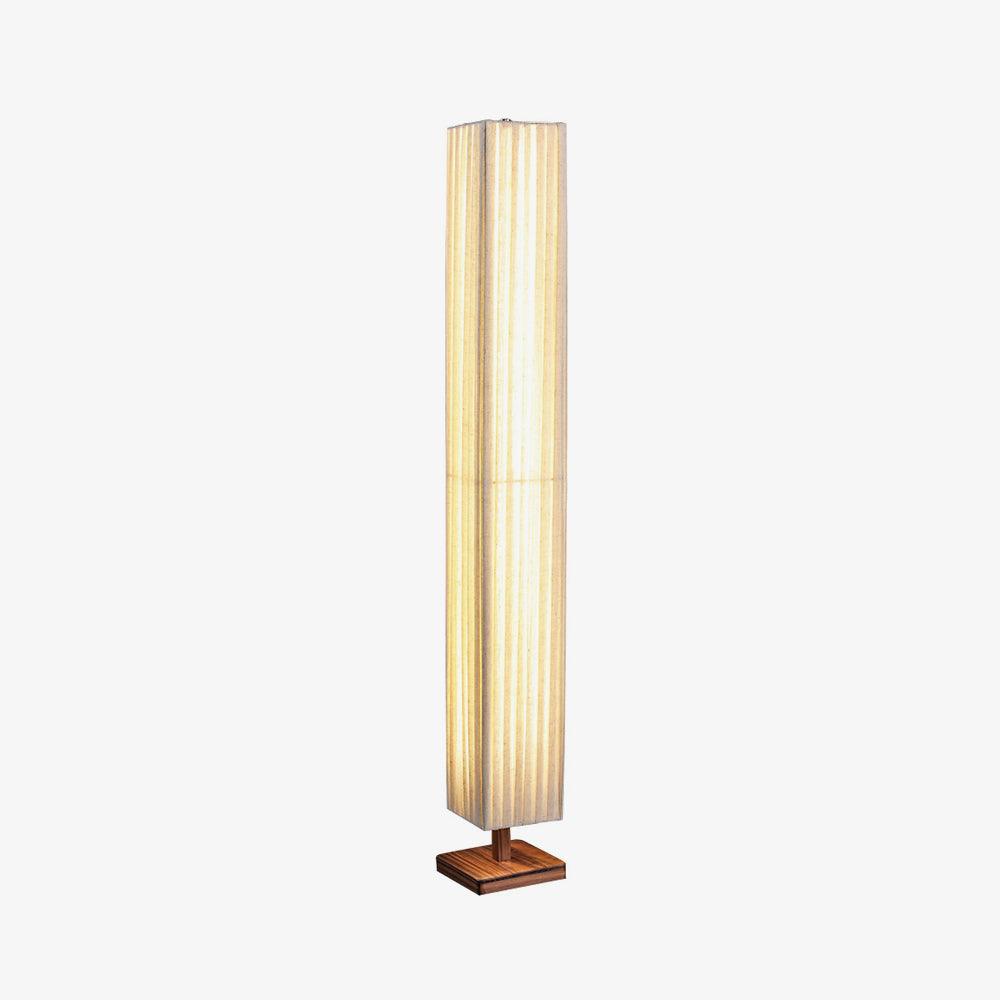 Bailey Floor Lamp Dia 6.3″ x H 47.2″ / Dia 16cm x H 120cm / Wood＆Beige / US plug Floor lamp