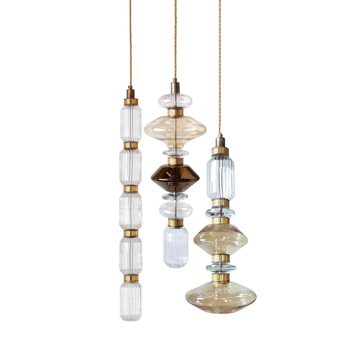 Ballet Pendant Lamp 3 heads Model E + Model F + Model G / Warm Light Pendant light