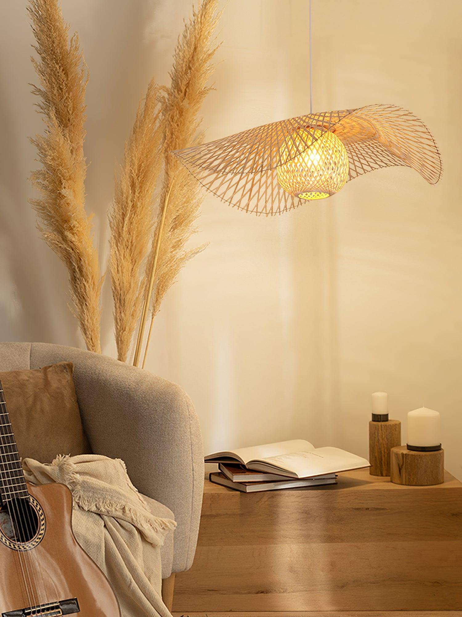 Bamboo Frame Pendant Lamp Pendant light