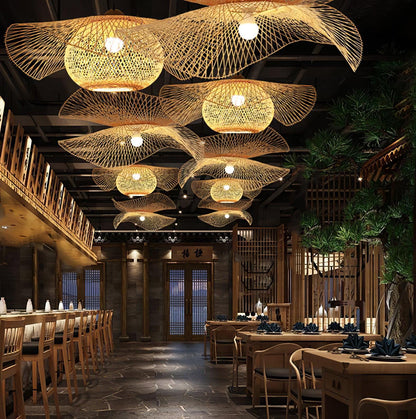 Bamboo Frame Pendant Lamp Pendant light
