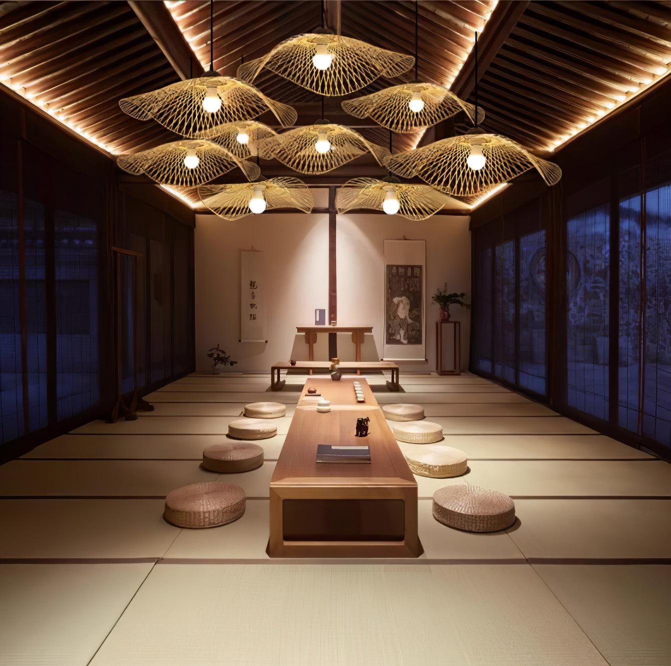 Bamboo Frame Pendant Lamp Pendant light