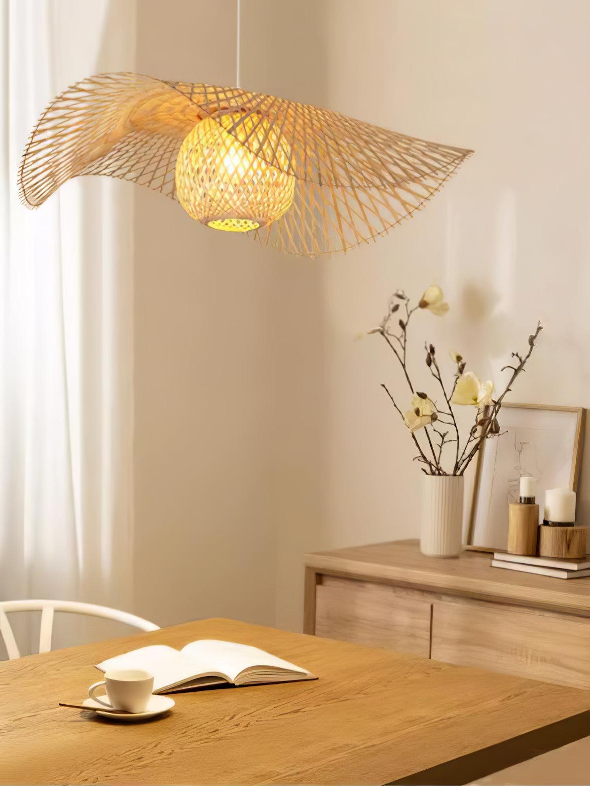 Bamboo Frame Pendant Lamp Pendant light